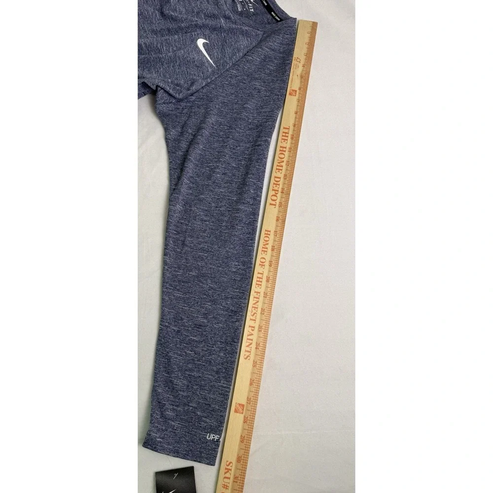 NWT Nike Dri-Fit Swim Men's Long-Sleeve Hydroguard Swim Shirt Navy Medium